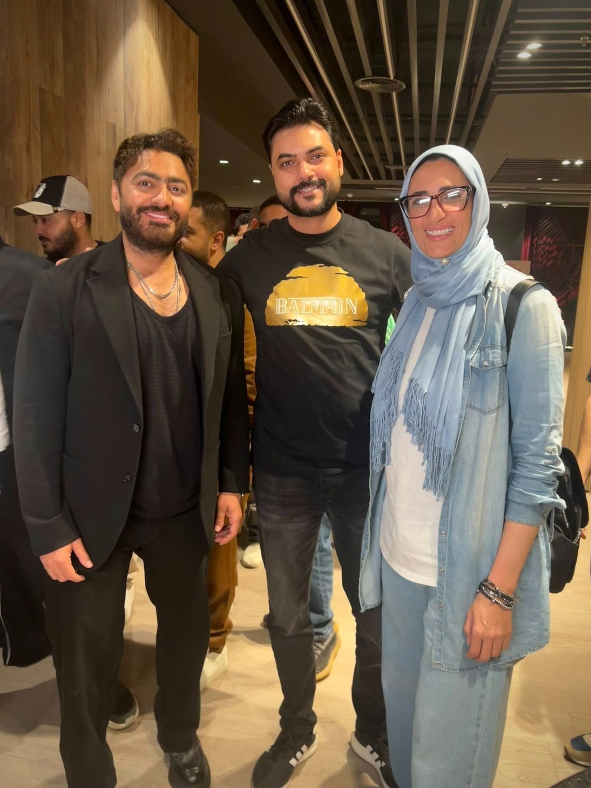 تامر حسني وسارة وفيق ومحمود حمدان