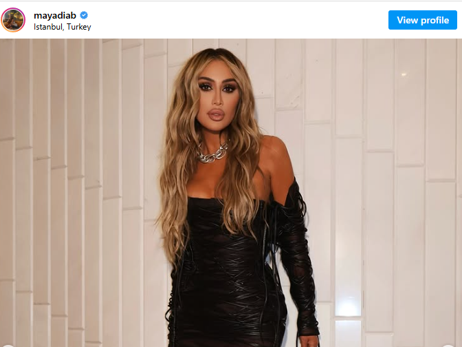 مايا دياب فى صورة على انستجرام