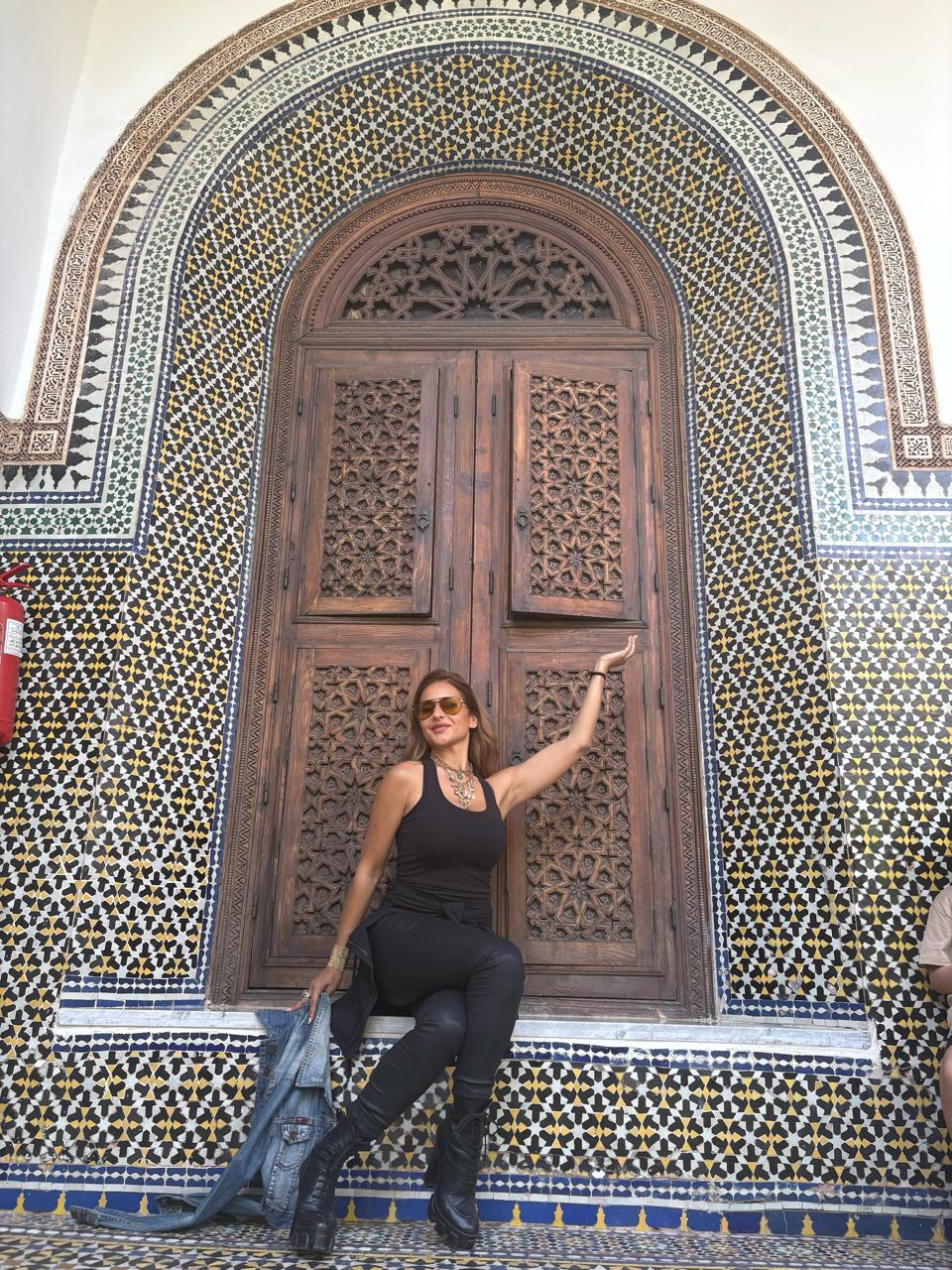 نيللي كريم في مراكش