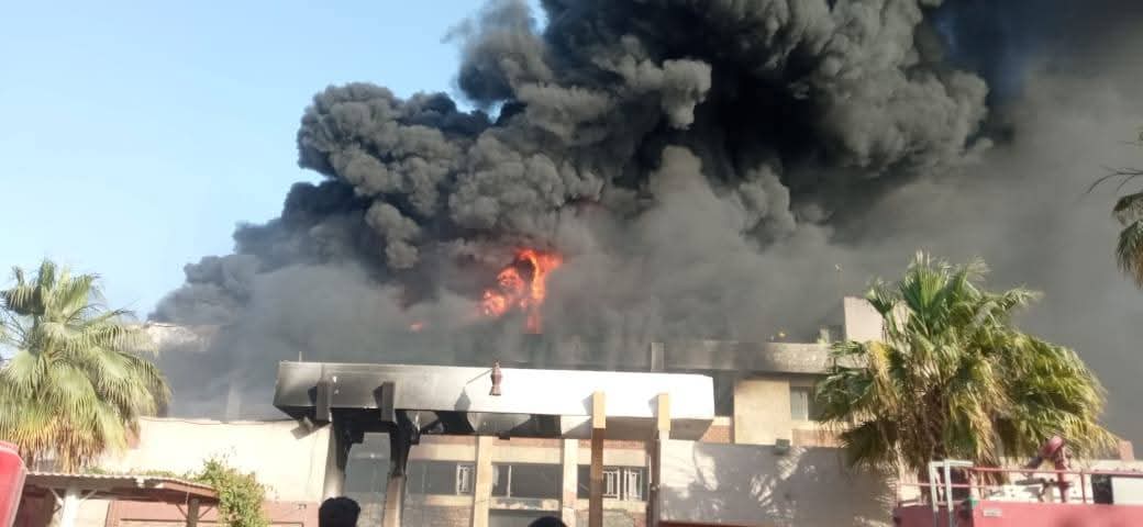 حريق مصنع أكتوبر (1)