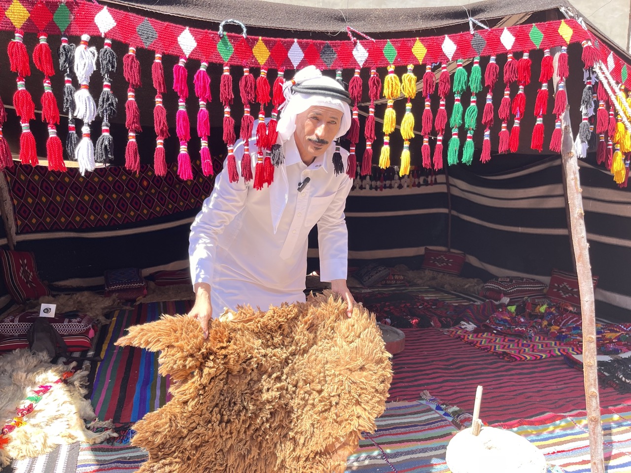 جلود الخراف المستخدم كمفروشات