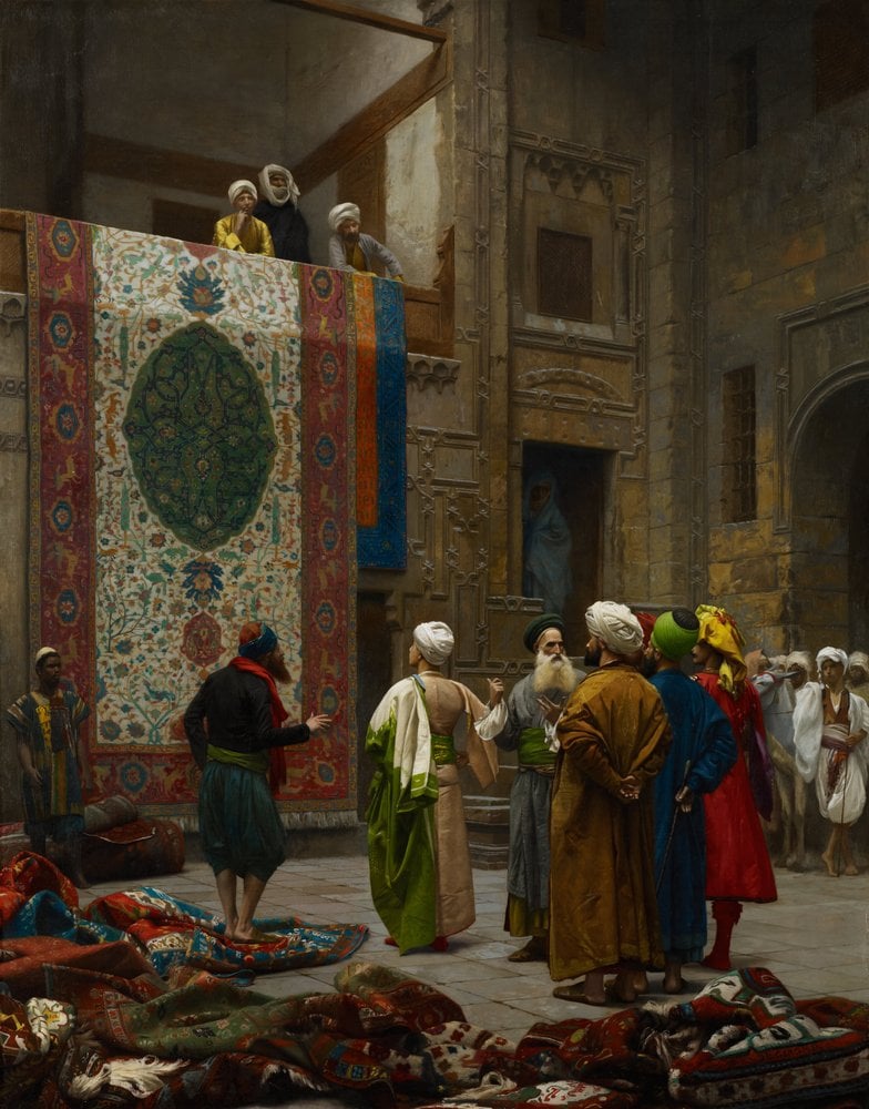 لوحة تاجر السجاد لوحة تاجر السجاد