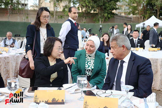 خالد عبد العزيز ووزيرة الإعلام الصينية خالد عبد العزيز ووزيرة الإعلام الصينية