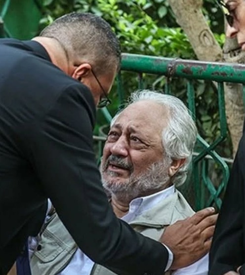 جنازة زوجة الفنان خالد زكي جنازة زوجة الفنان خالد زكي
