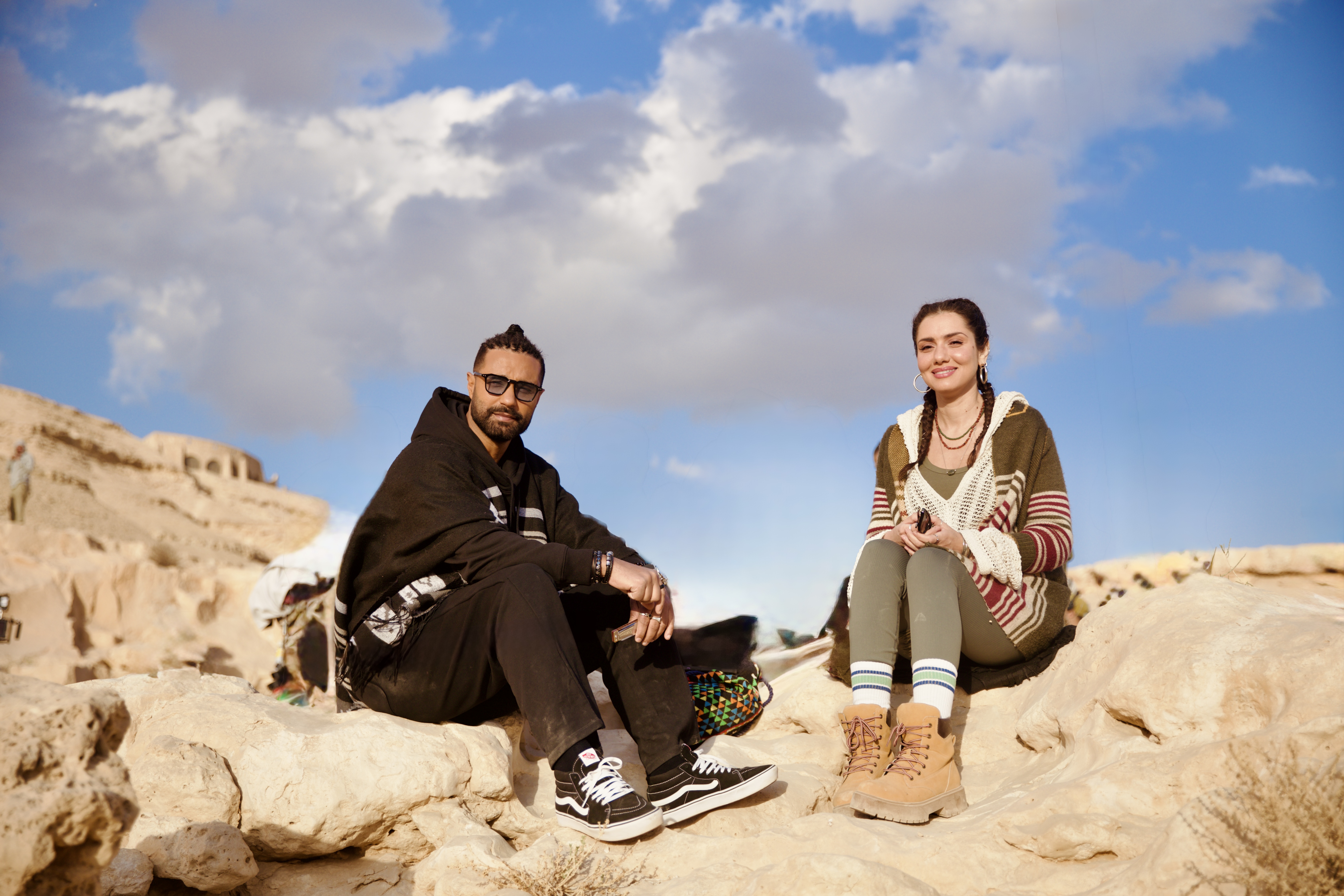 كريم فهمى وجيهان الشماشرجى