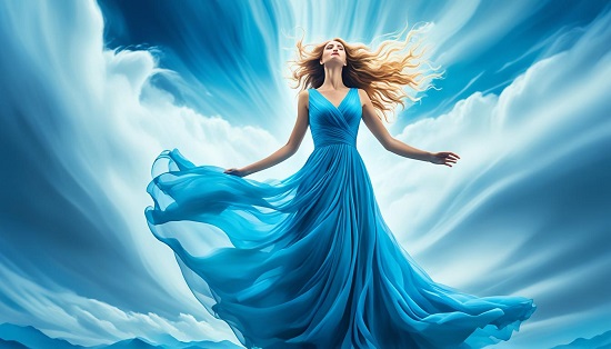 تفسير حلم الفستان الأزرق