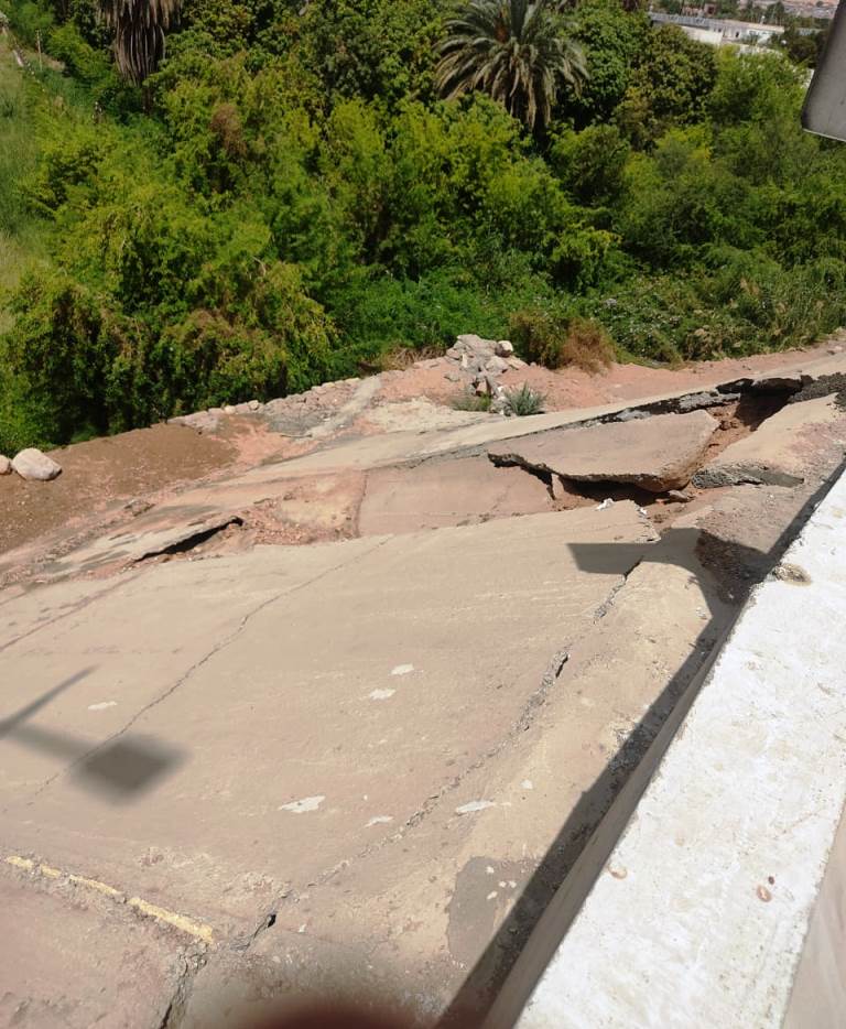 جانب من مشكلة انهيار جزئى جانب من مشكلة انهيار جزئى