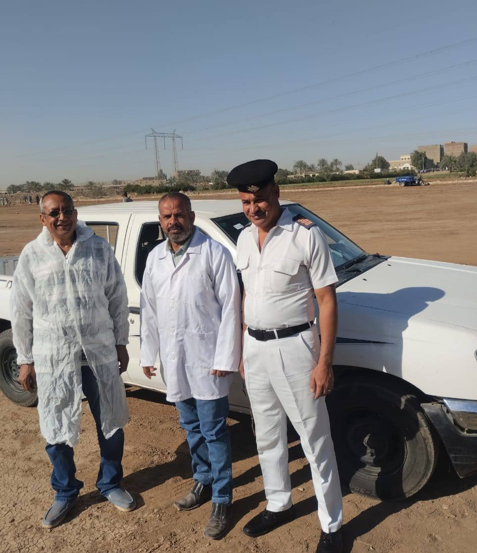 فرق ولجان الطب البيطرى فى الأسواق الأسبوعية بالأقصر