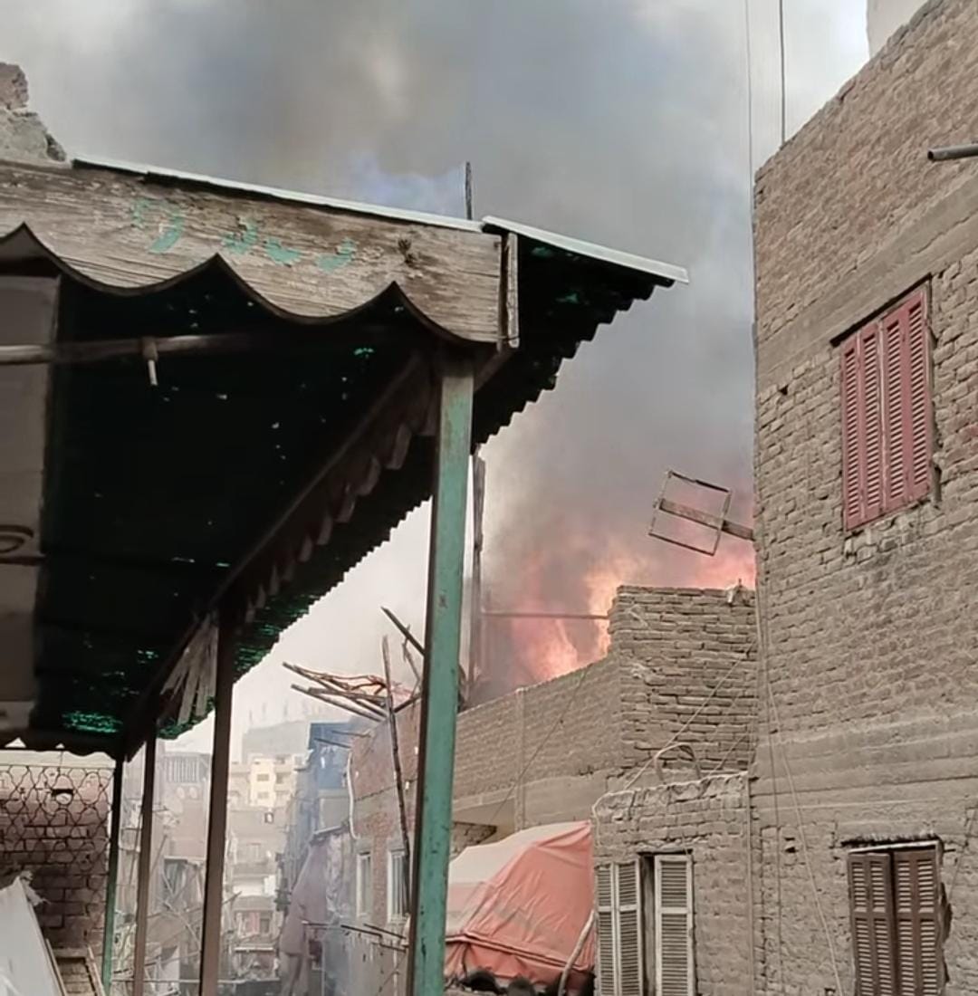 إخماد حريق داخل منزل فى حدائق القبة (1)