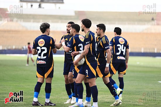 احتفال لاعبى الأهلى بالهدف احتفال لاعبى الأهلى بالهدف