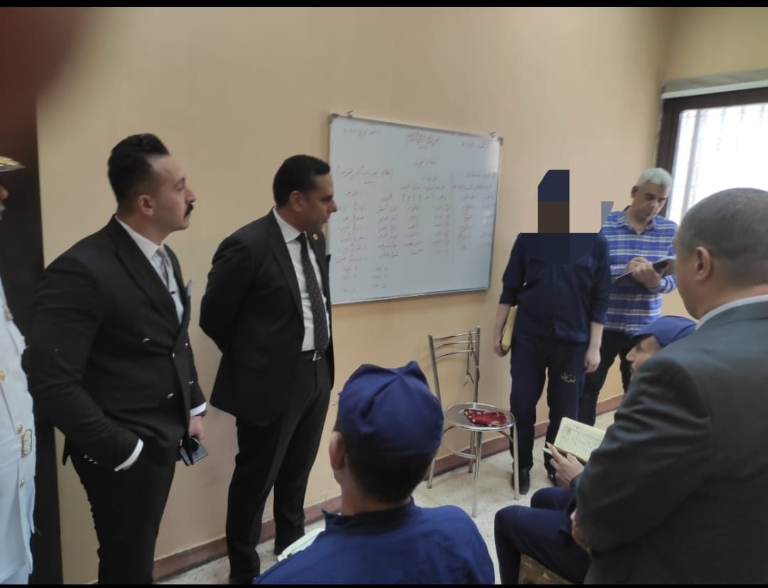 النيابة العامة تجري تفتيشا لمركز إصلاح وتأهيل المنيا  (2)
