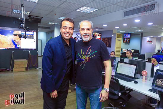 الزميل شادى أبو الحسن والزميل محمد السيد الزميل شادى أبو الحسن والزميل محمد السيد