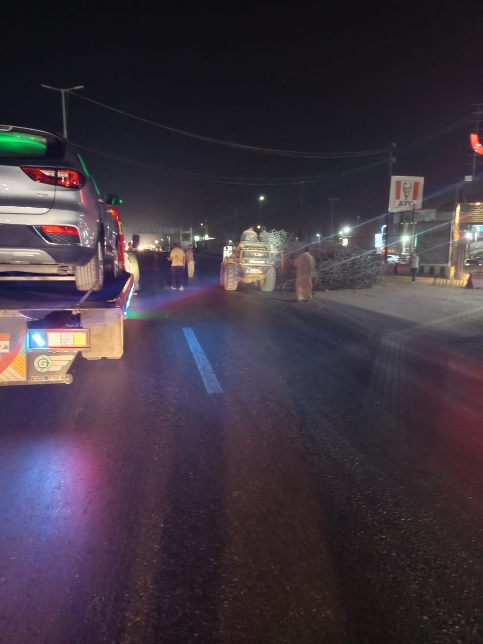 بعد رفع أثار الحادث بعد رفع أثار الحادث