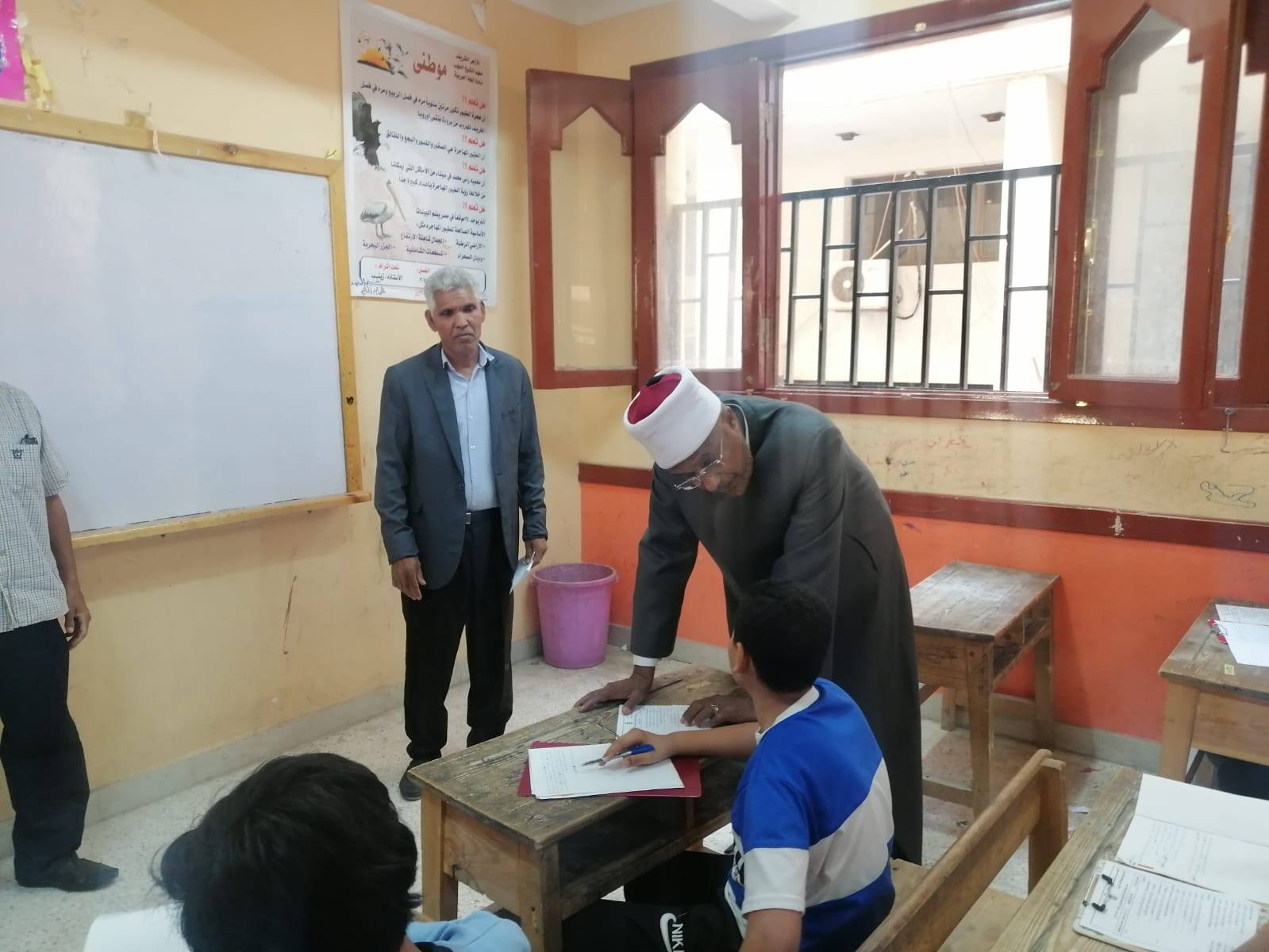 رصد انتظام لجان امتحانات الشهادات الإبتدائية والإعدادية الأزهرية