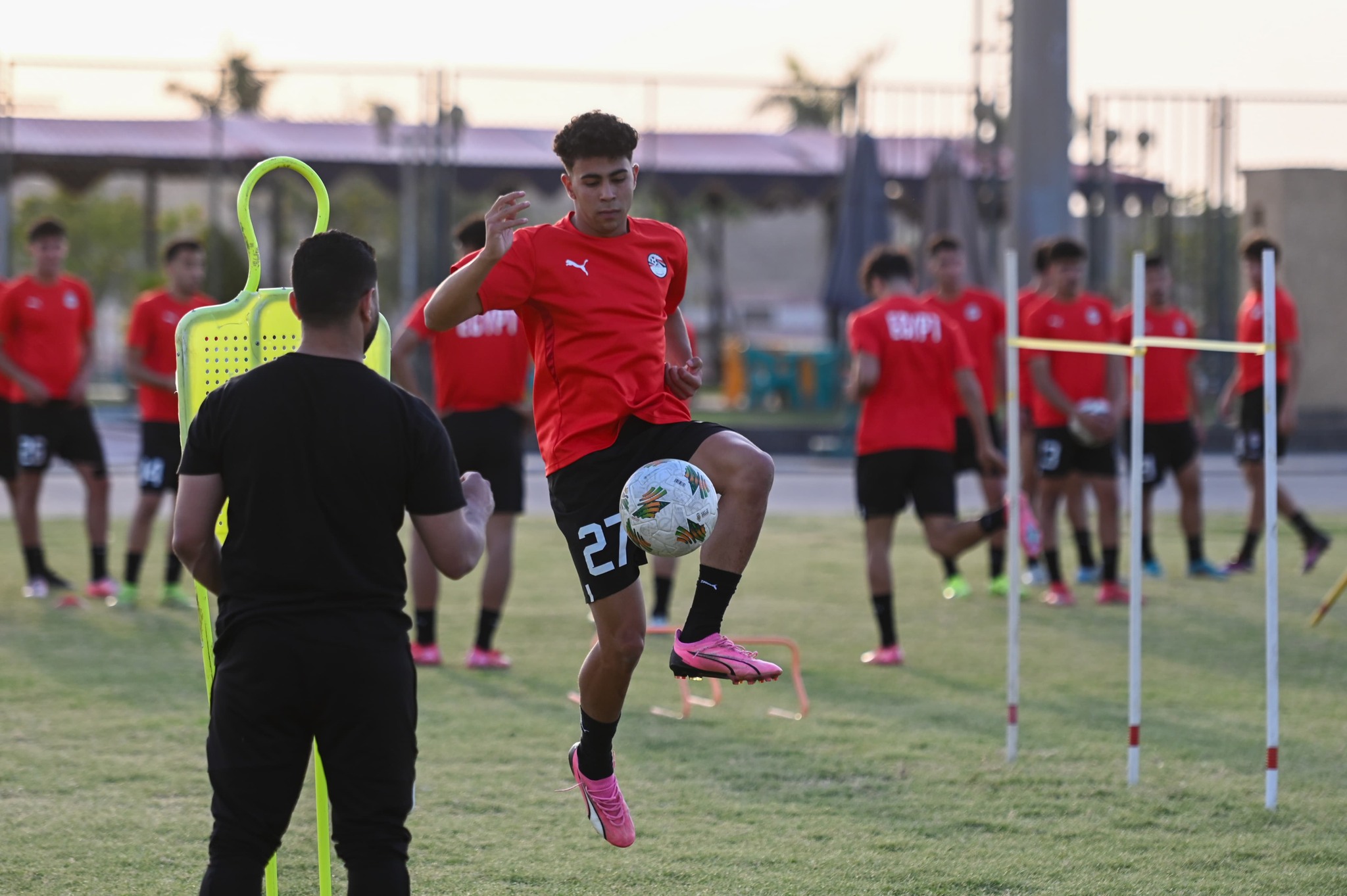 تدريب منتخب الشباب الأخير استعدادا للمغرب (1)