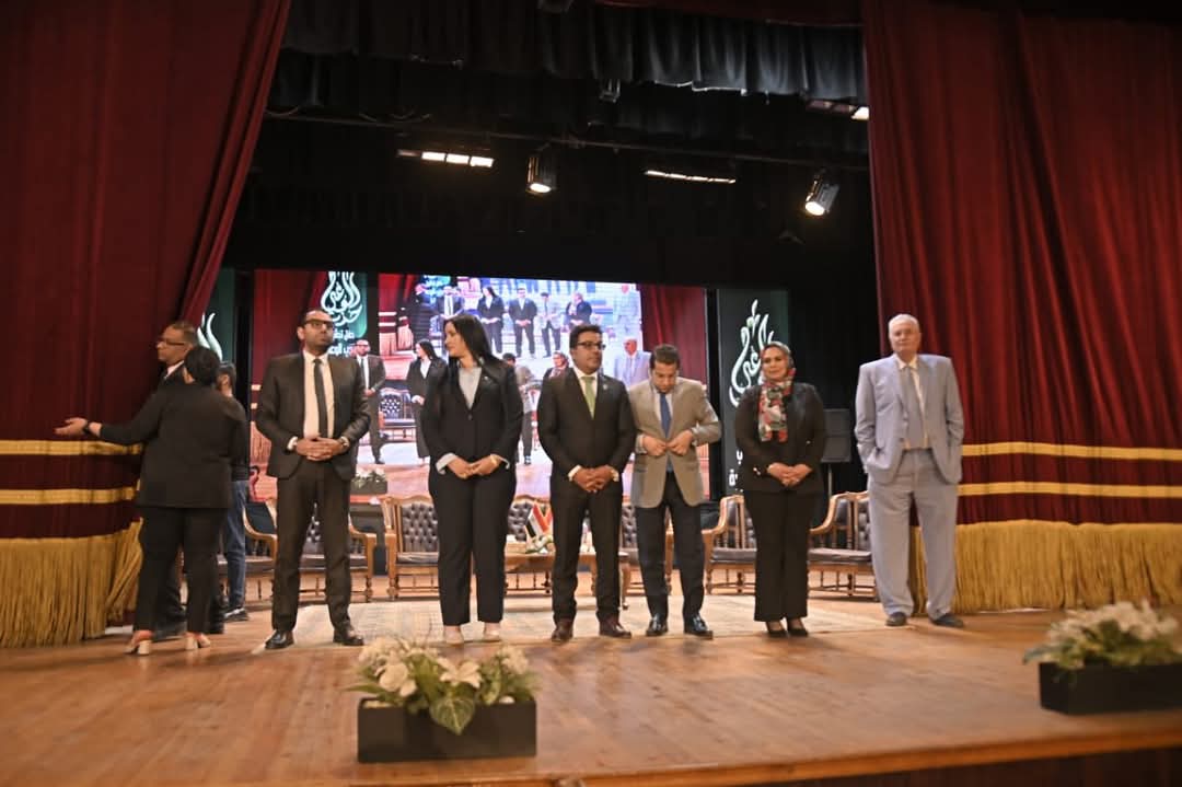 قيادات حزب الوعي خلال الاحتفالية