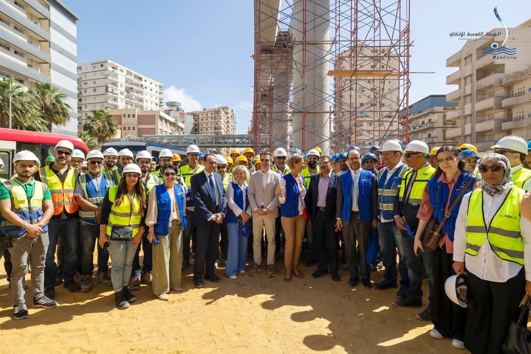رئيسة وفد الاتحاد الأوروبي لدى مصر تزور مشروع مترو الإسكندرية رئيسة وفد الاتحاد الأوروبي لدى مصر تزور مشروع مترو الإسكندرية