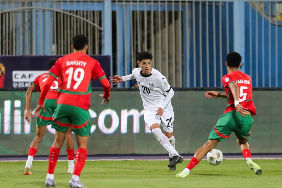 من مباراة مصر والمغرب فى نصف نهائى كأس أفريقيا للشباب من مباراة مصر والمغرب فى نصف نهائى كأس أفريقيا للشباب