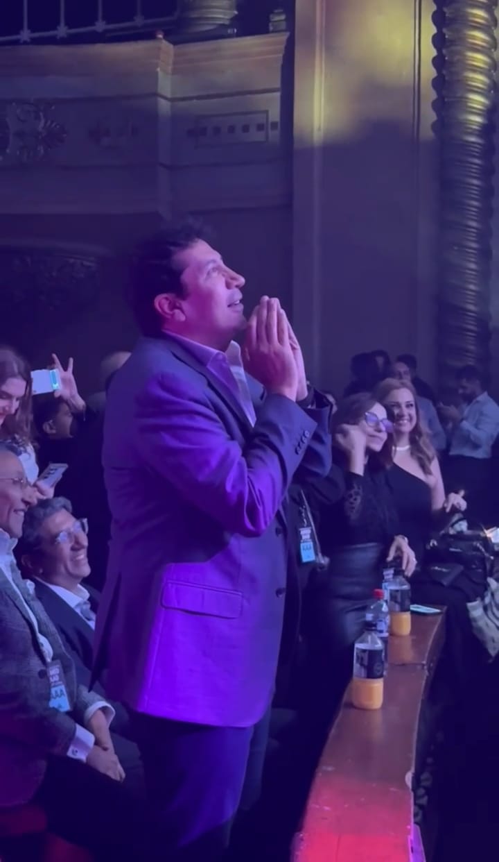 هانى رمزى فى حفل احمد سعد