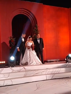 احمد سليمان فى فرح ابنته