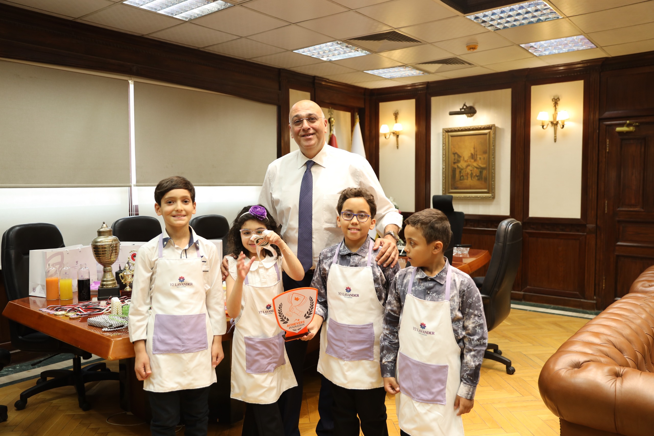 لقاء مع الأطفال المبدعين