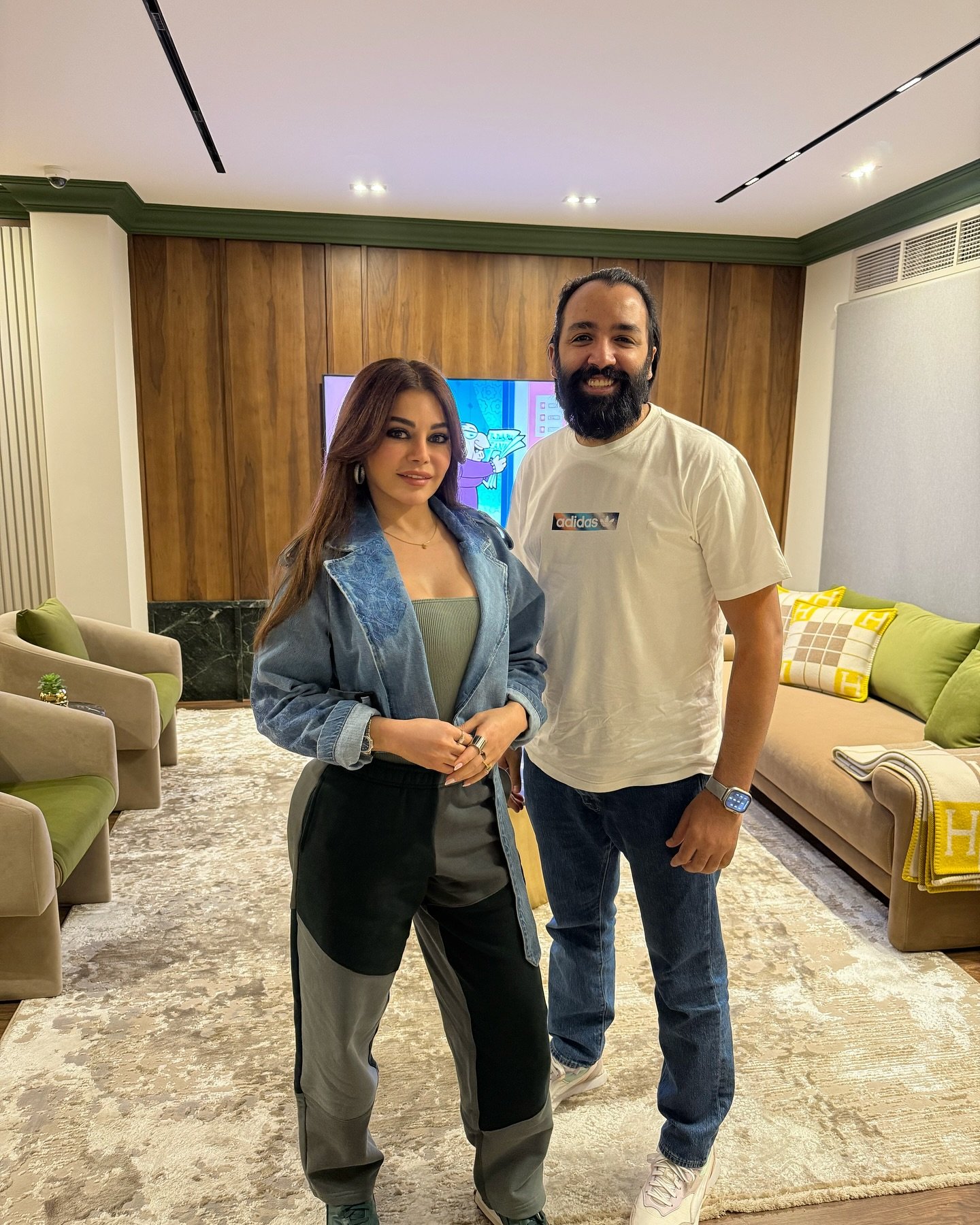 المخرج أحمد عبد الوهاب وهيفاء وهبى المخرج أحمد عبد الوهاب وهيفاء وهبى