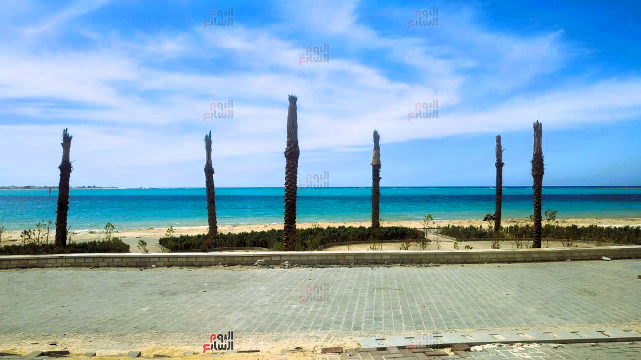 استمرار-اعمال-تطوير-كورنيش-مطروح-وتجميله استمرار-اعمال-تطوير-كورنيش-مطروح-وتجميله