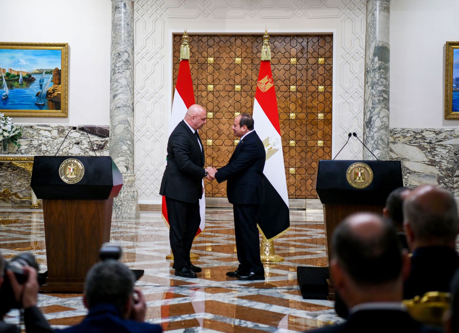 زيارة الرئيس اللبنانى لمصر (8)