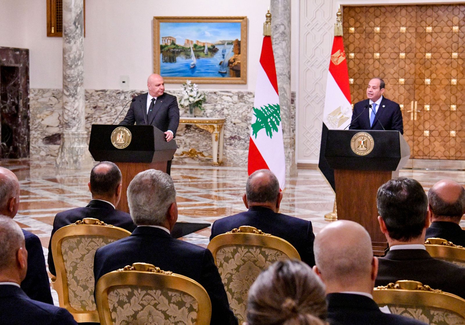 زيارة الرئيس اللبنانى لمصر (3)