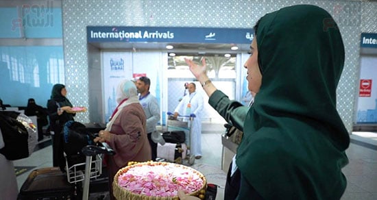 استقبال مهيب لحجاج القرعة في المدينة المنورة (21)