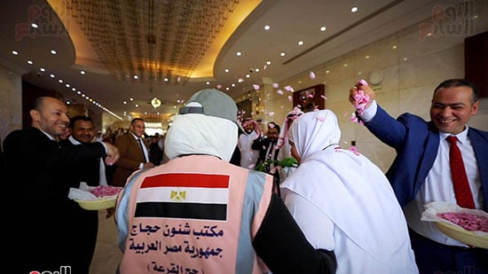 استقبال مهيب لحجاج القرعة في المدينة المنورة (19)