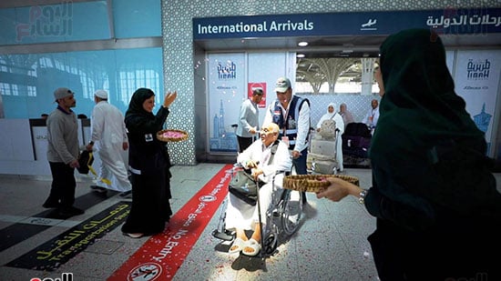 استقبال مهيب لحجاج القرعة في المدينة المنورة (5)