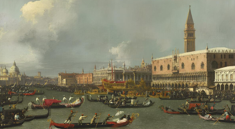 لوحة البندقية للفنان جيوفانى أنطونيو