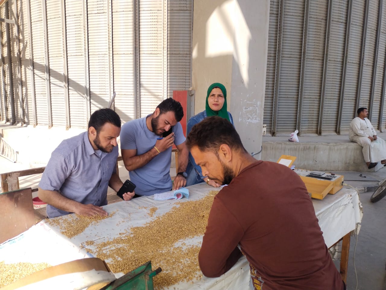 أثناء الفحص