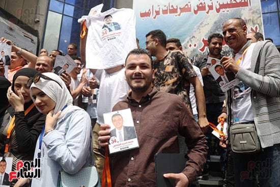 هتافات للمرشح محمد السيد