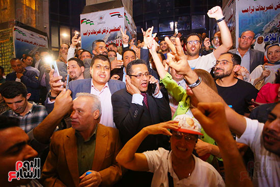 فوز خالد البلشى بمقعد نقيب الصحفيين فوز خالد البلشى بمقعد نقيب الصحفيين