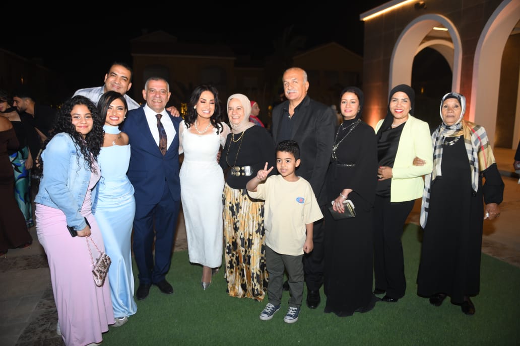 من عقد قران ابنة امل رزق