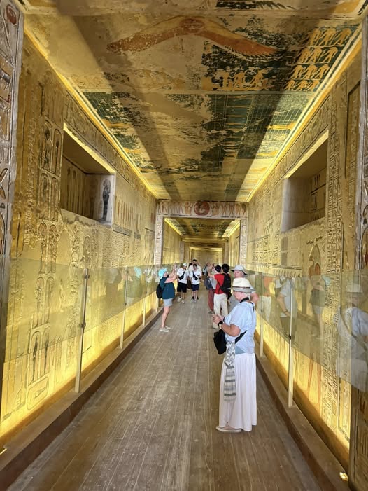التوافد السياحى اليومي على مقابر وادى الملوك والملكات التوافد السياحى اليومي على مقابر وادى الملوك والملكات