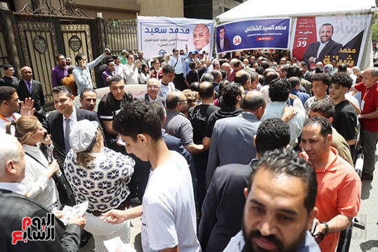 زحام كبير فى انتخابات نقابة الصحفيين