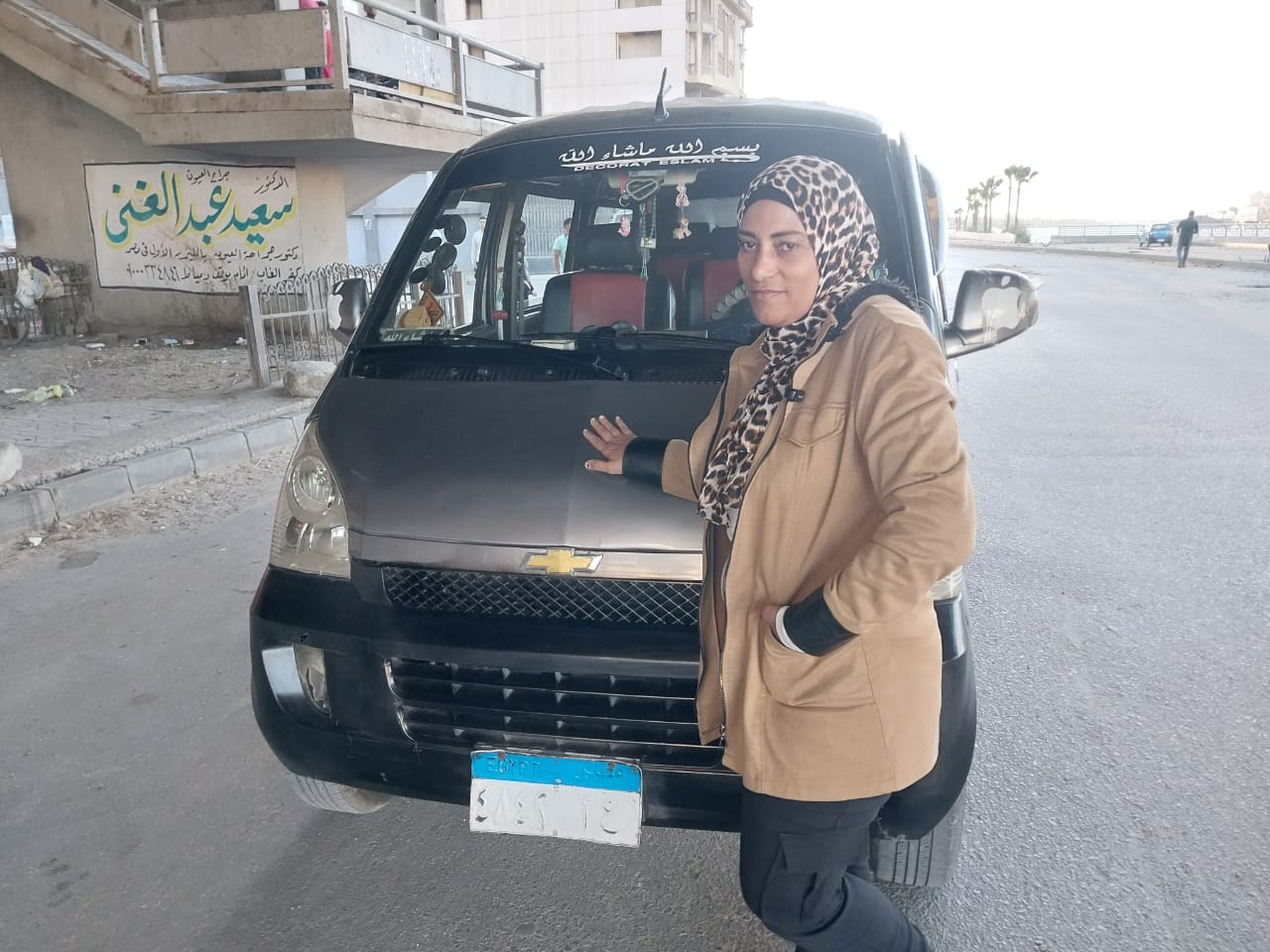 الأسطي دعاء سائقة الميكروباص