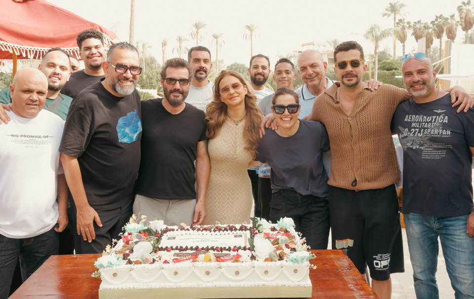 الاحتفال ببدء تصوير فيلم بروفة فرح الاحتفال ببدء تصوير فيلم بروفة فرح