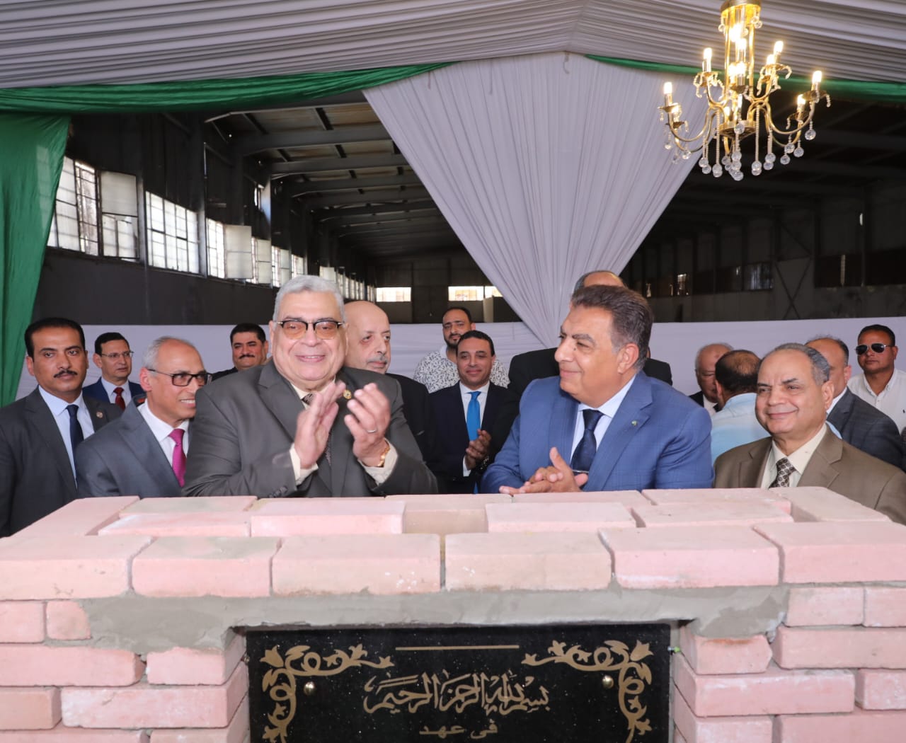 وضع حجر الأساس لمجمع محاكم مجلس الدولة (9)