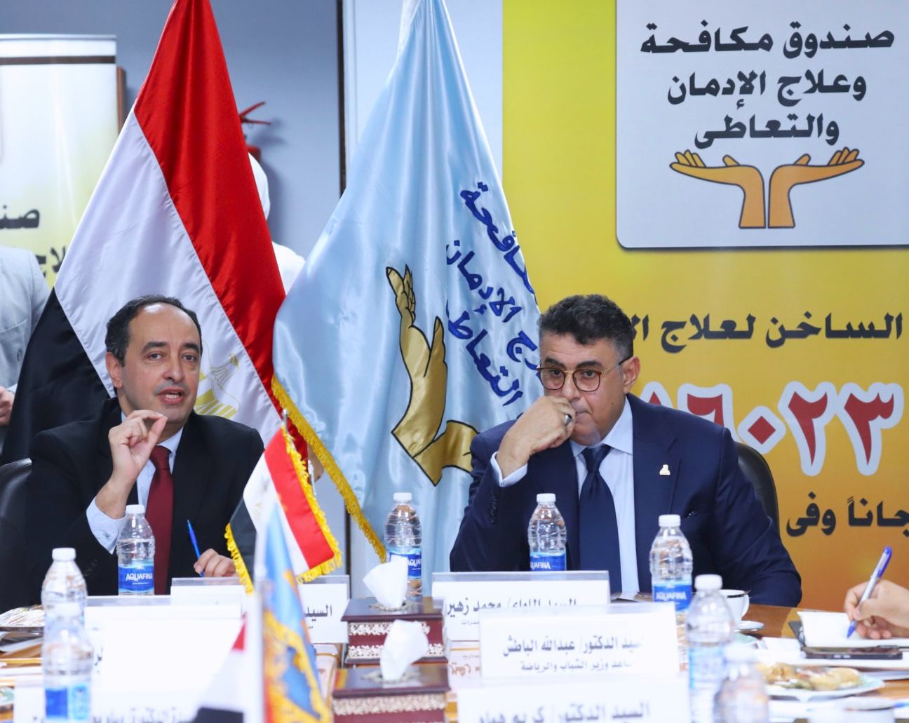 الدكتور عمرو عثمان واللواء محمد زهير