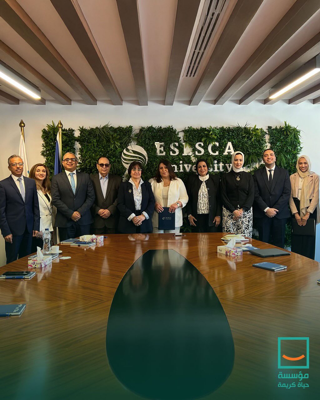 بروتوكول تعاون بين مؤسسة حياة كريمة وجامعة إسلسكا (2)