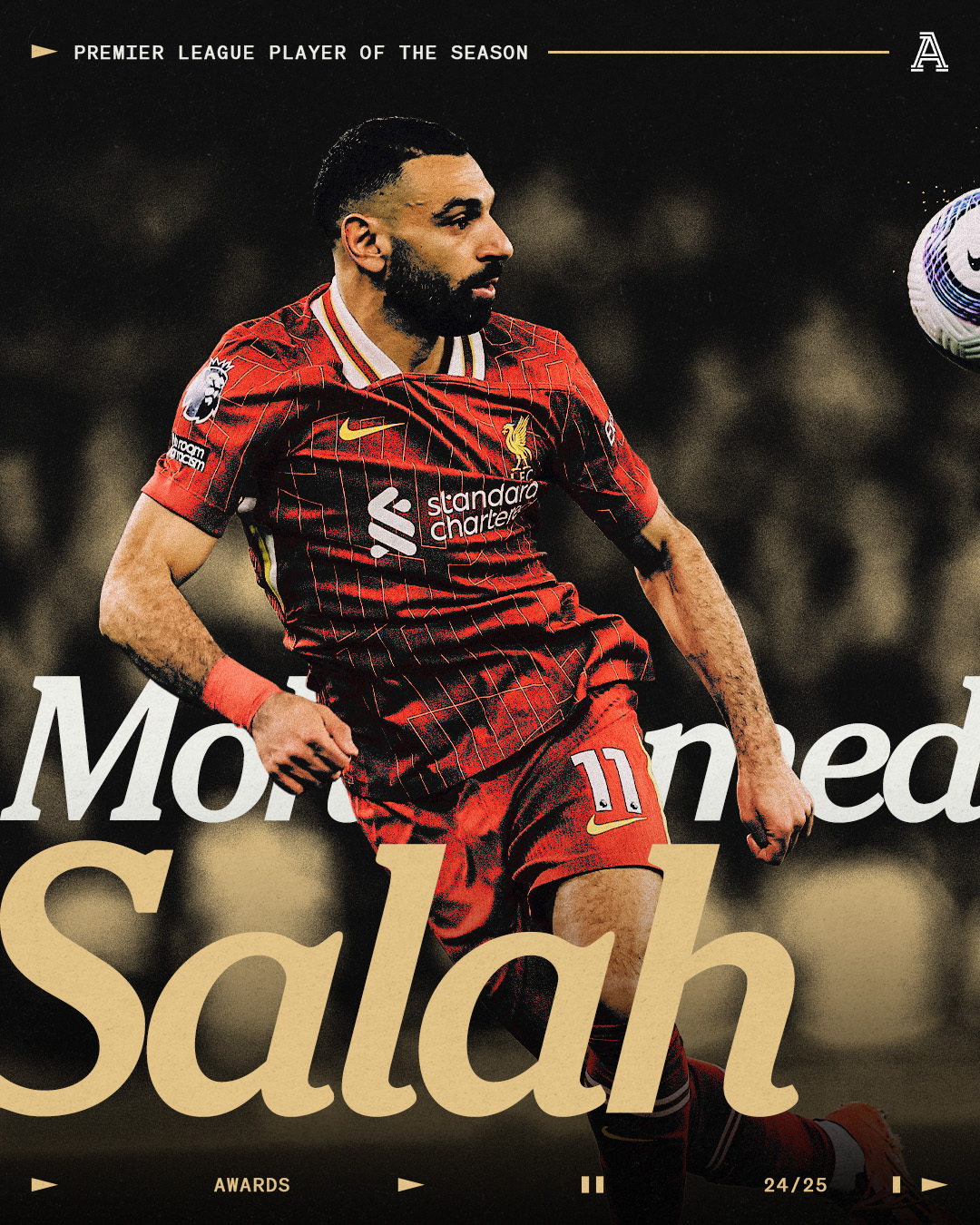 محمد صلاح أفضل لاعب في الدوري الانجليزي