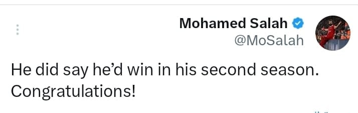 تغريدة محمد صلاح تغريدة محمد صلاح