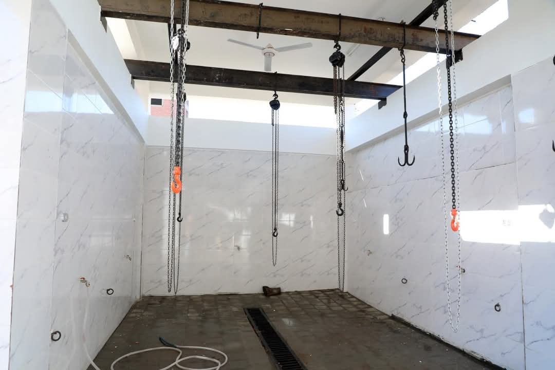 جانب من صالة الذبح