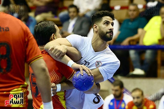 فريق رجال كرة اليد  الزمالك و نظيره الترجي التونسي (14)