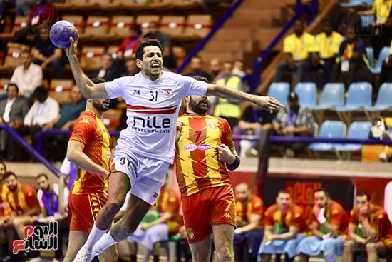 فريق رجال كرة اليد  الزمالك و نظيره الترجي التونسي (4)