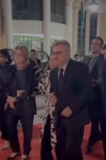 نوال الدجوي فى عرض الازياء (1)